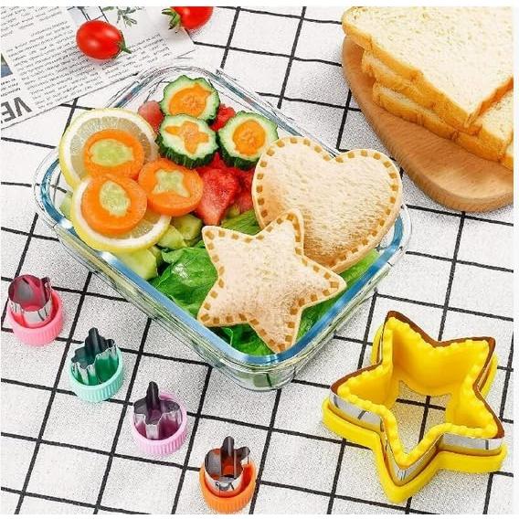 Cortador de Sándwich Dedaozhe 22PCS Multicolor para Niños