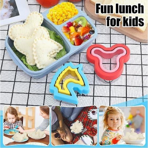 Cortador de Sándwich Dedaozhe 22PCS Multicolor para Niños