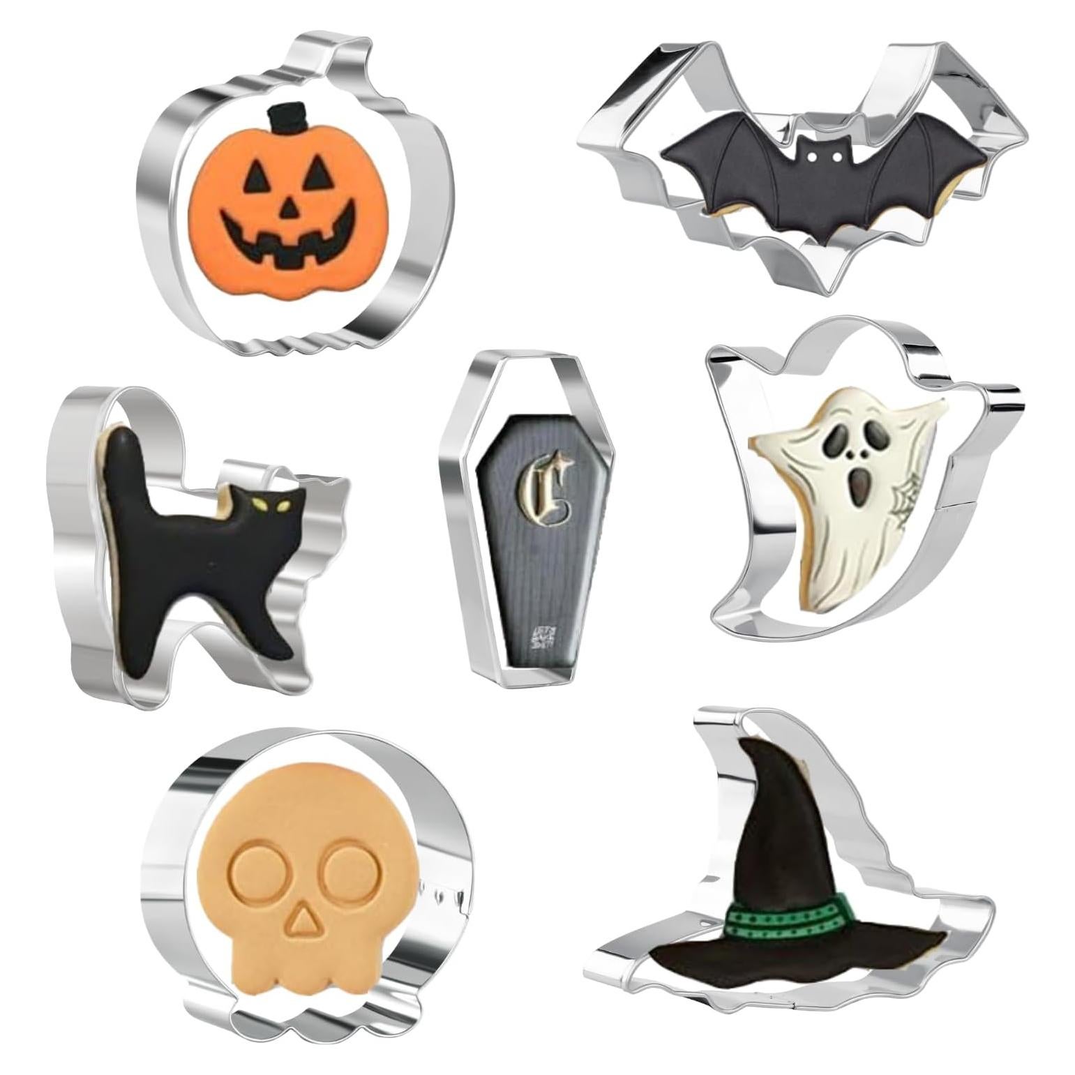 Juego de Cortadores de Galletas Halloween KAISHANE 7 Piezas