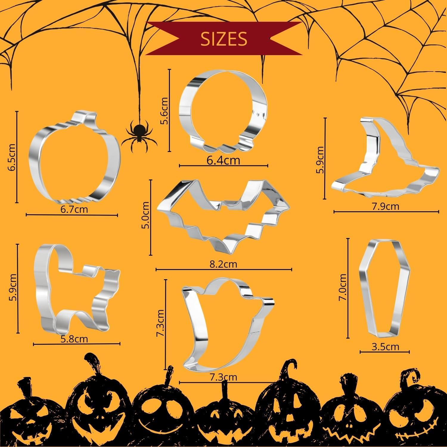 Juego de Cortadores de Galletas Halloween KAISHANE 7 Piezas