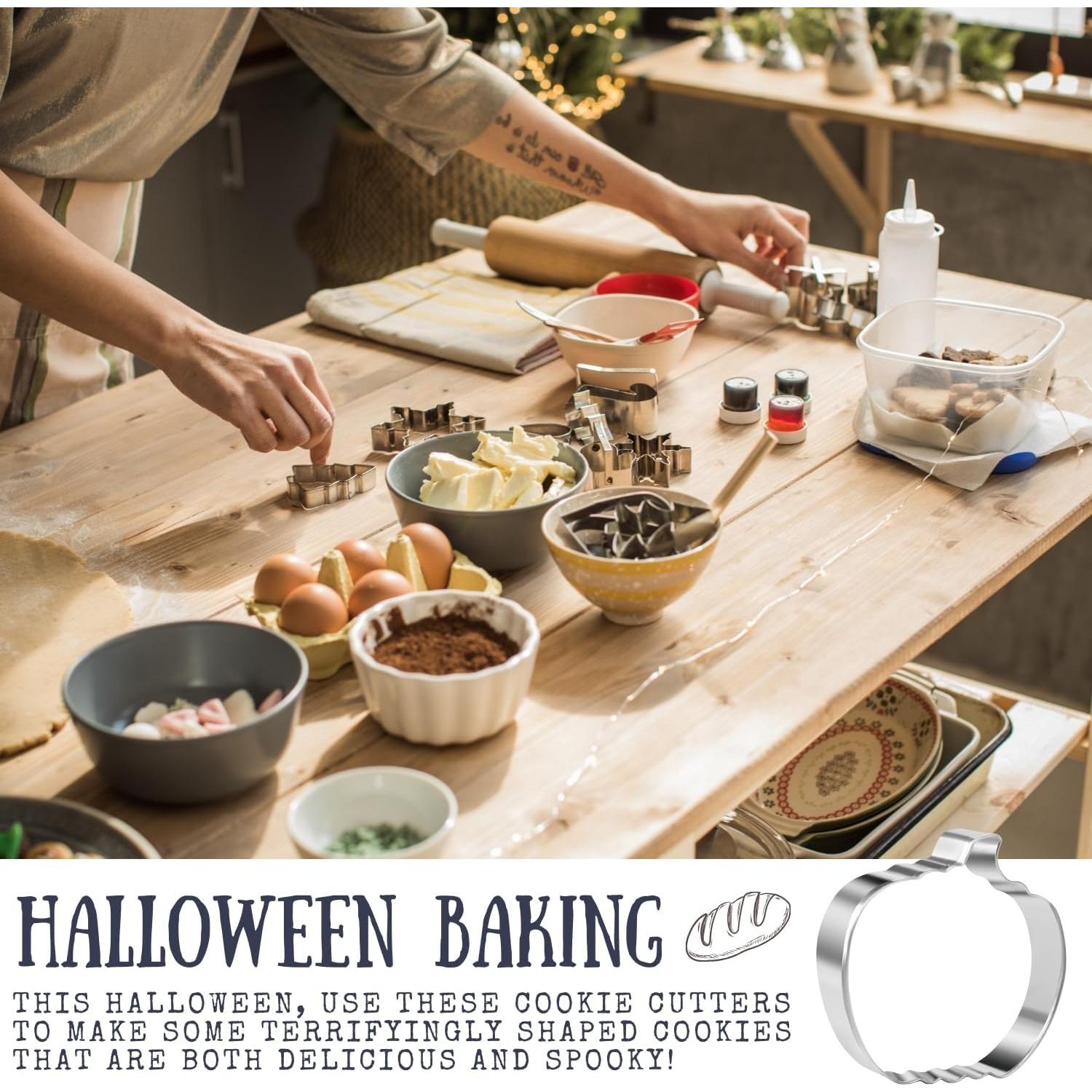 Juego de Cortadores de Galletas Halloween KAISHANE 7 Piezas