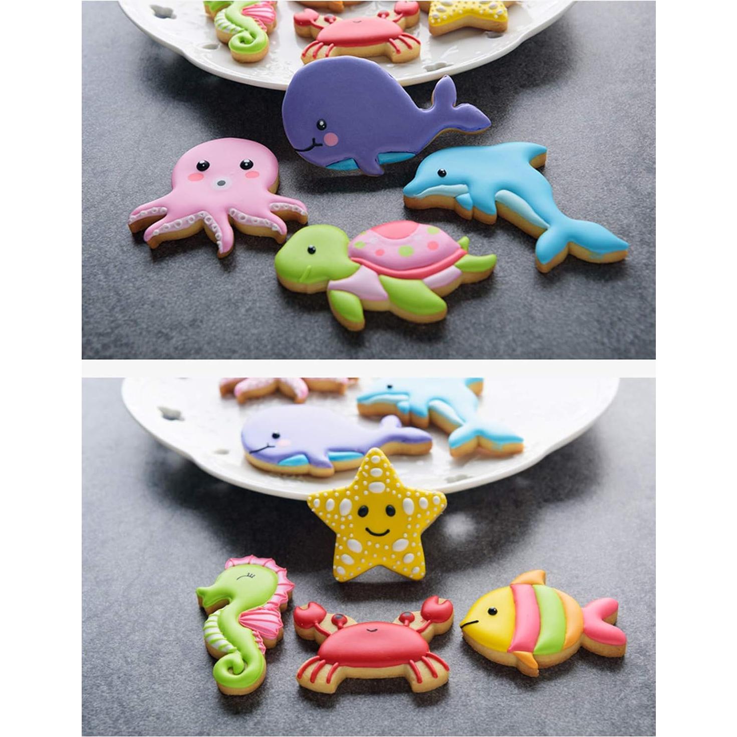 Cortadores de Galletas Chchmu 8 Piezas Formas Marinas