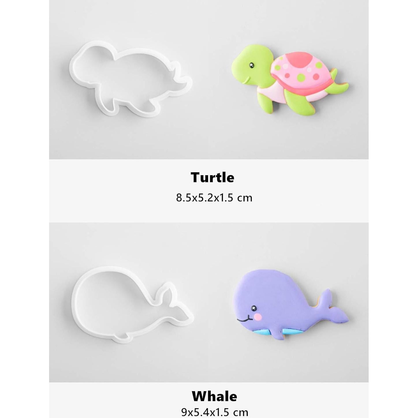 Cortadores de Galletas Chchmu 8 Piezas Formas Marinas