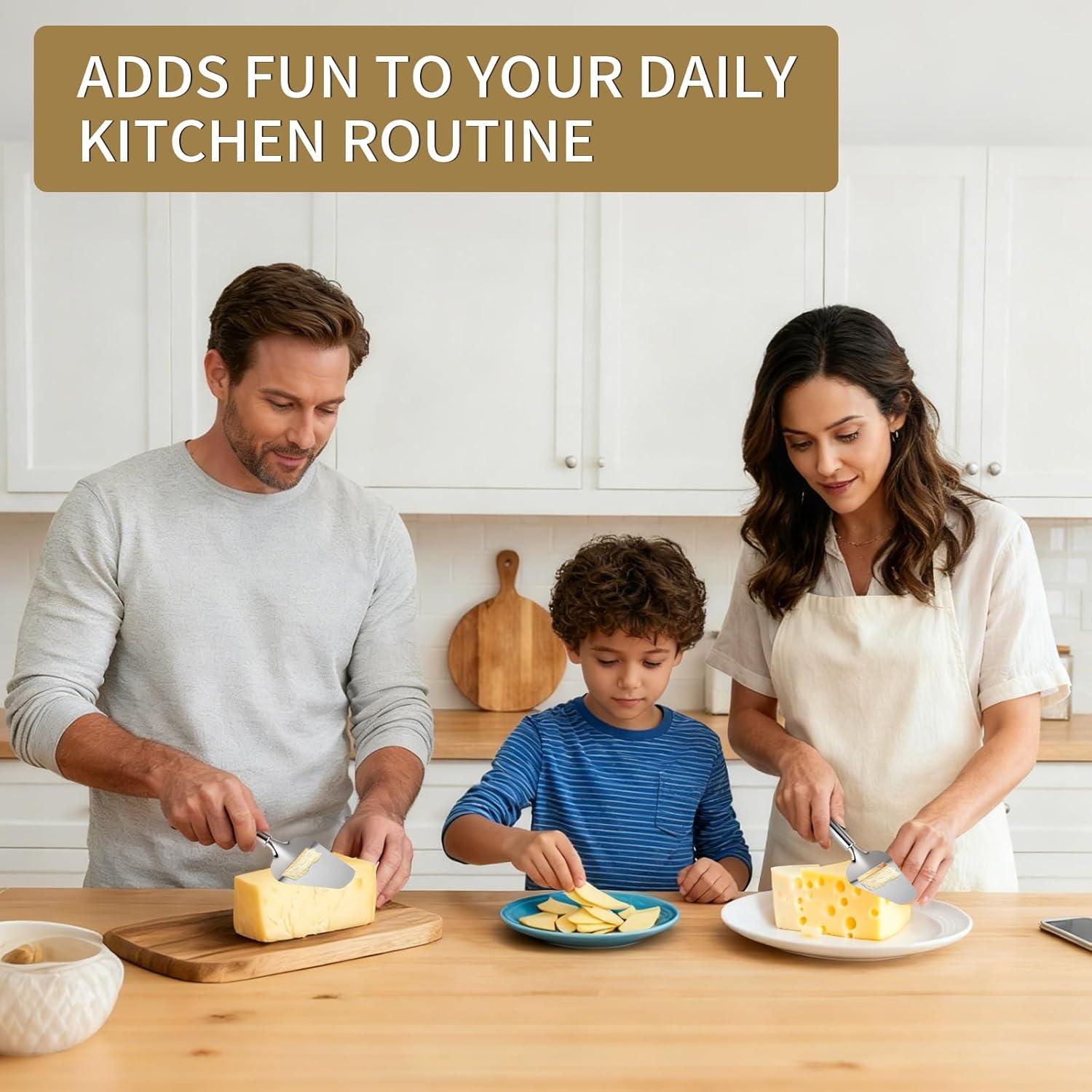 Cortador de Queso Piunaoa de Acero Inoxidable 5cm Ergonómico