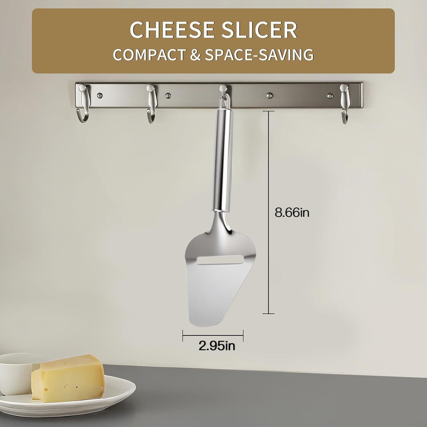 Cortador de Queso Piunaoa de Acero Inoxidable 5cm Ergonómico