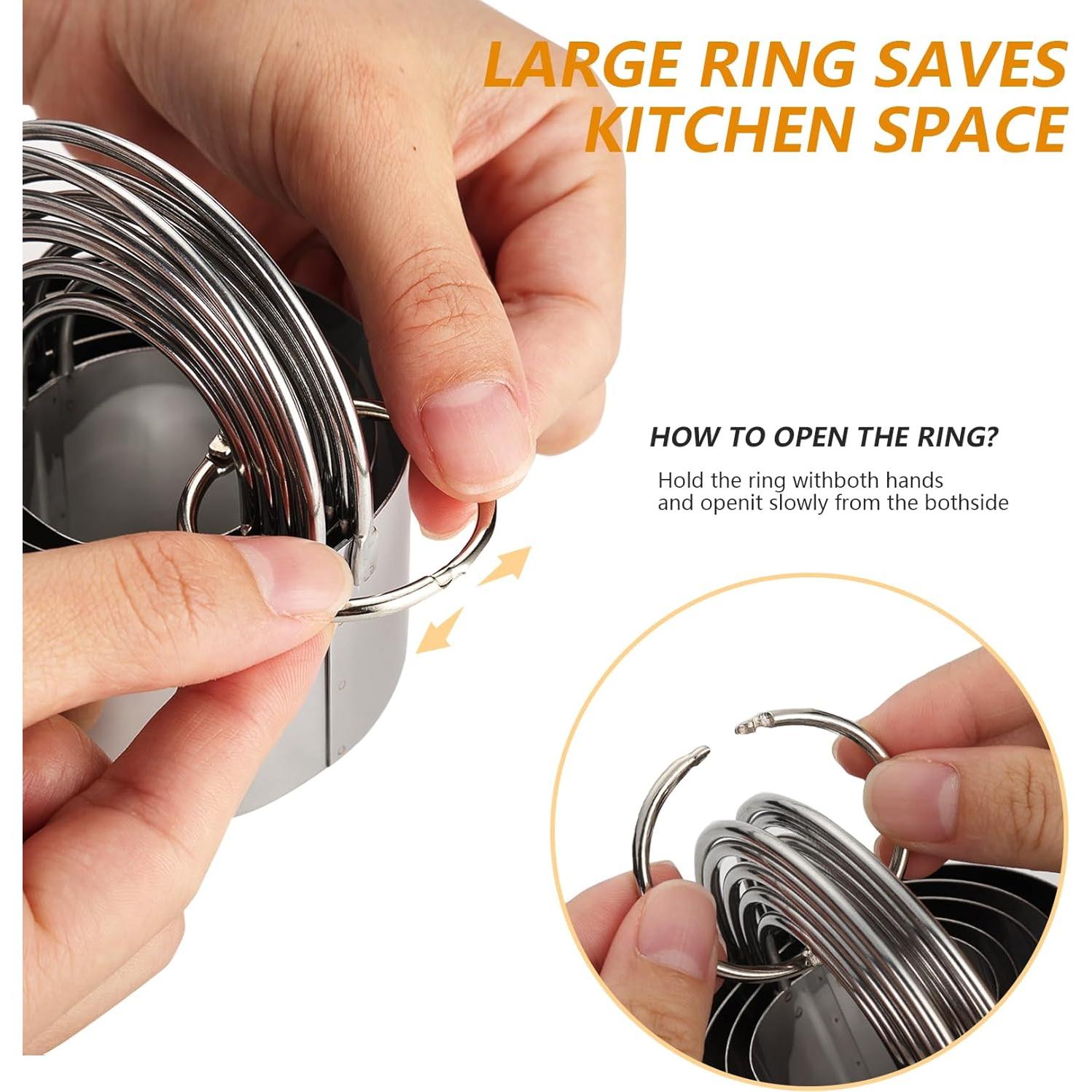 Set de Cortadores de Galletas Redondos CUTENJOY 5 Piezas