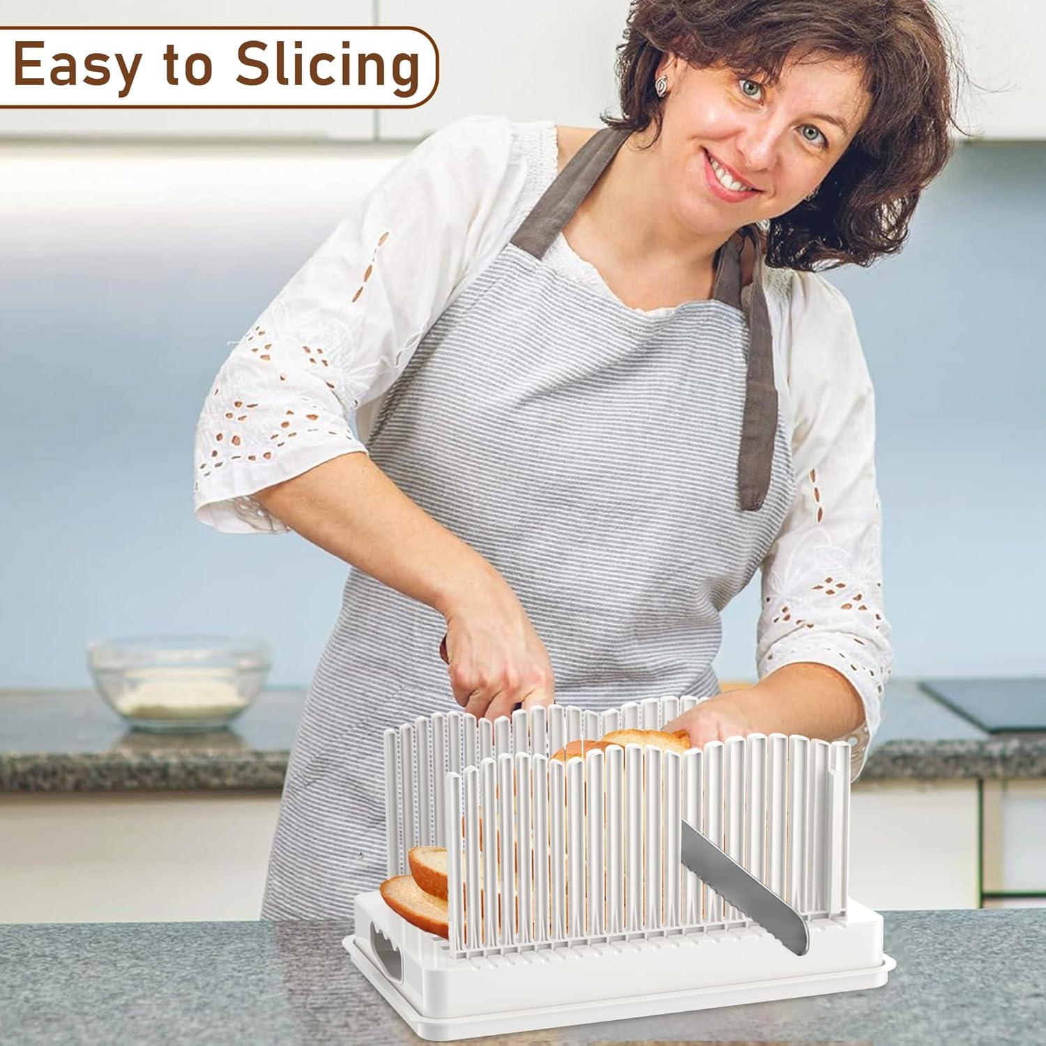 Cortador de Pan CMDZHF Ajustable Plegable Libre de BPA