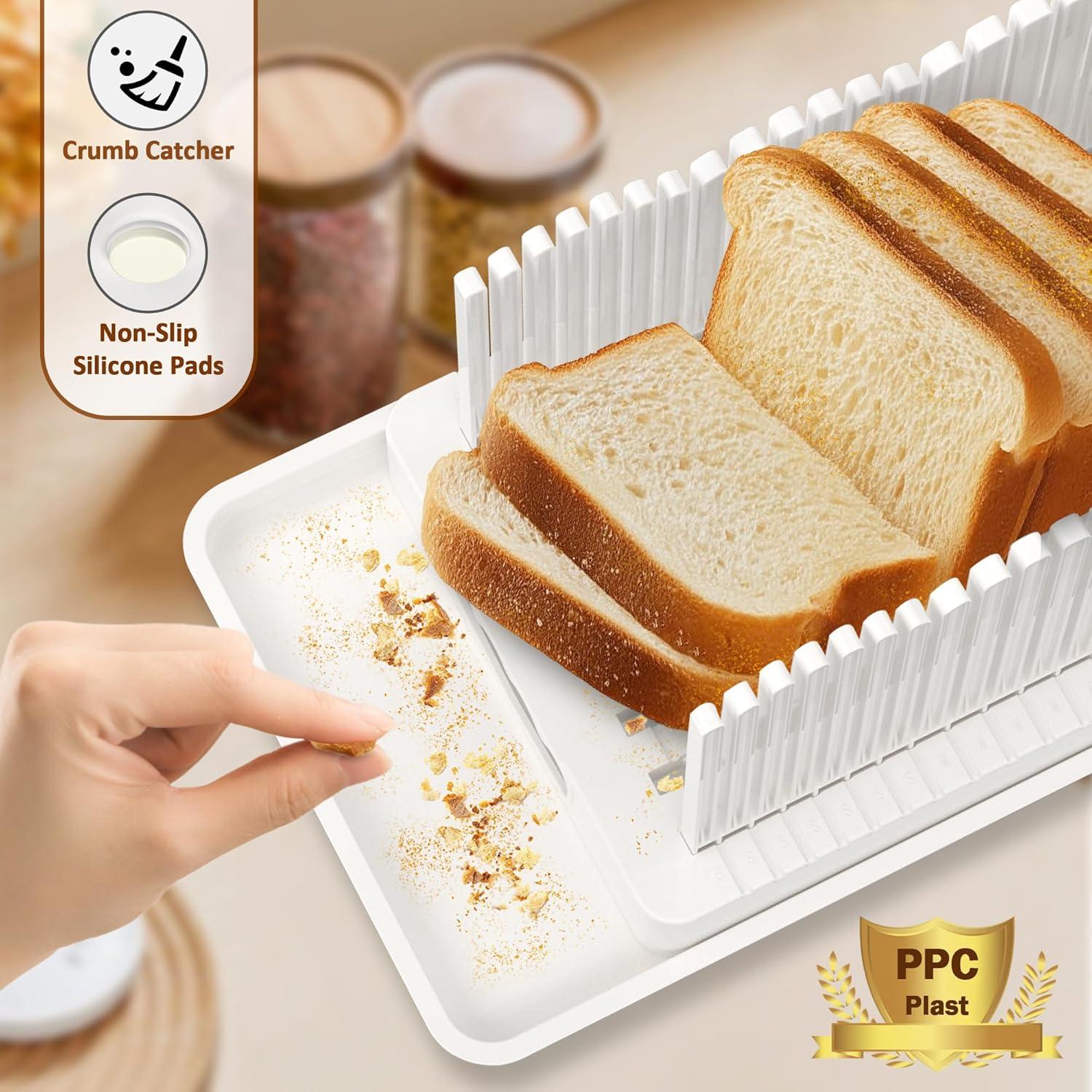 Cortador de Pan CMDZHF Ajustable Plegable Libre de BPA