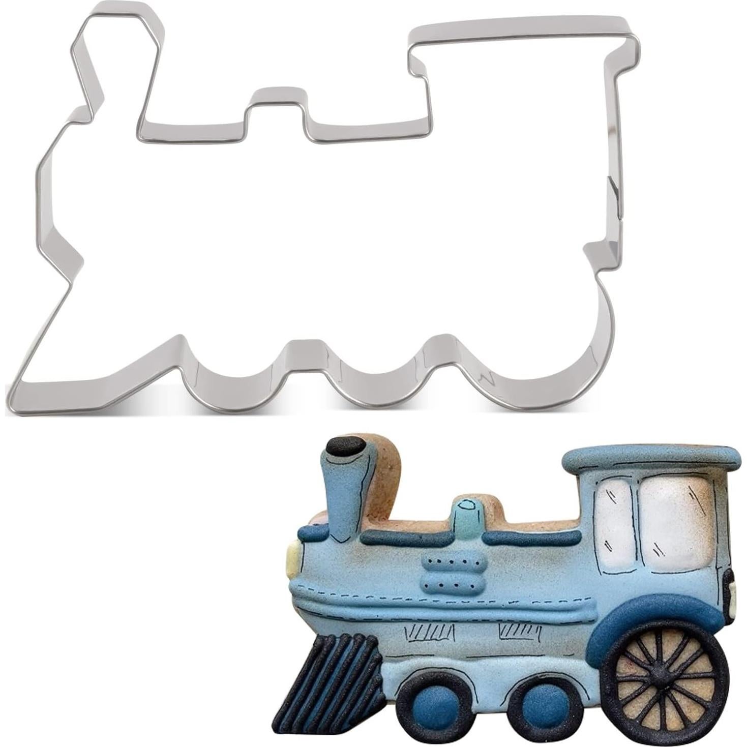 Cortador de Galletas de Tren LILIAO - Acero Inoxidable 11.2x7.4cm