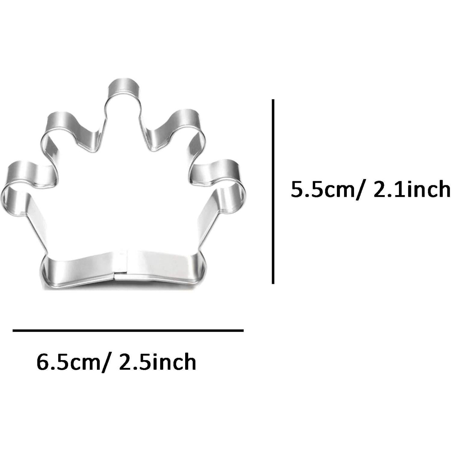 Cortador de Galletas en Forma de Corona ZDYWY Acero Inoxidable