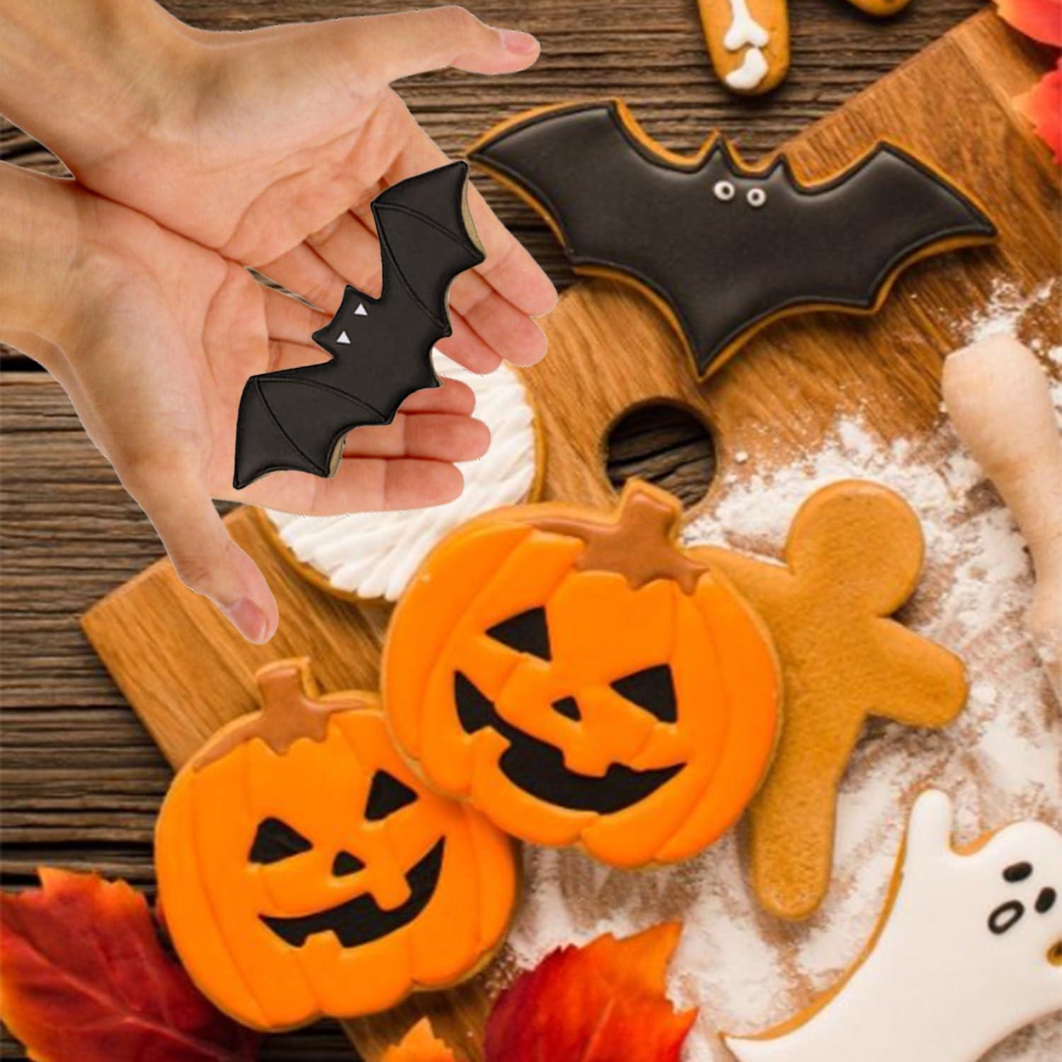 Cortadores de Galletas Halloween Maykito 3 Piezas Acero Inoxidable