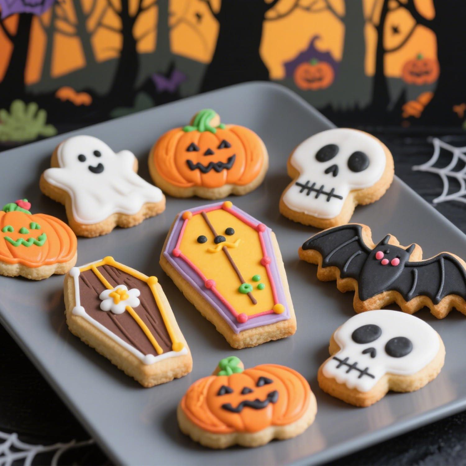 Cortadores de Galletas Halloween Maykito 3 Piezas Acero Inoxidable