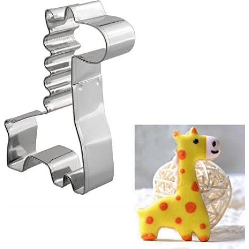 Cortadores de Galletas Jirafa WOBATOY Acero Inoxidable 2 Piezas