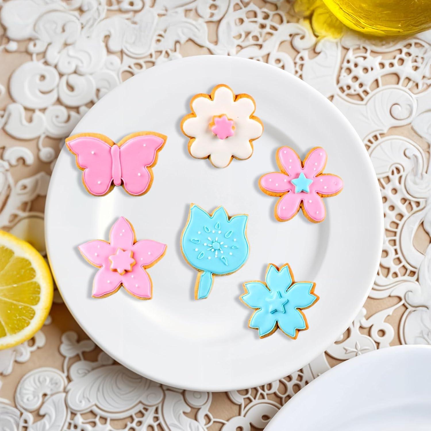 Juego de 6 Cortadores de Galletas Tweruna Acero Inoxidable