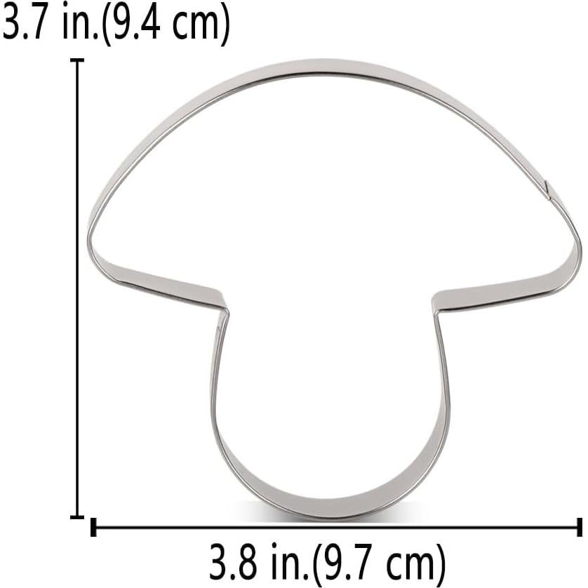 Cortador de Galletas en Forma de Hongo LILIAO 9.7 cm Acero Inoxidable