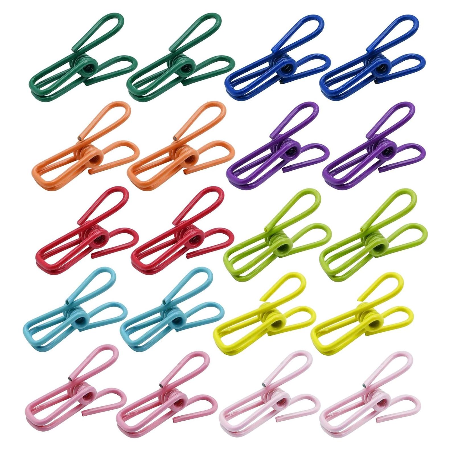 Paquete de 20 pinzas de ropa de acero inoxidable AskBed