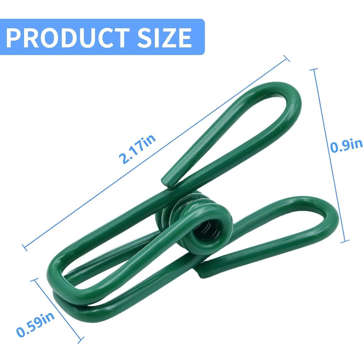 Paquete de 20 pinzas de ropa de acero inoxidable AskBed