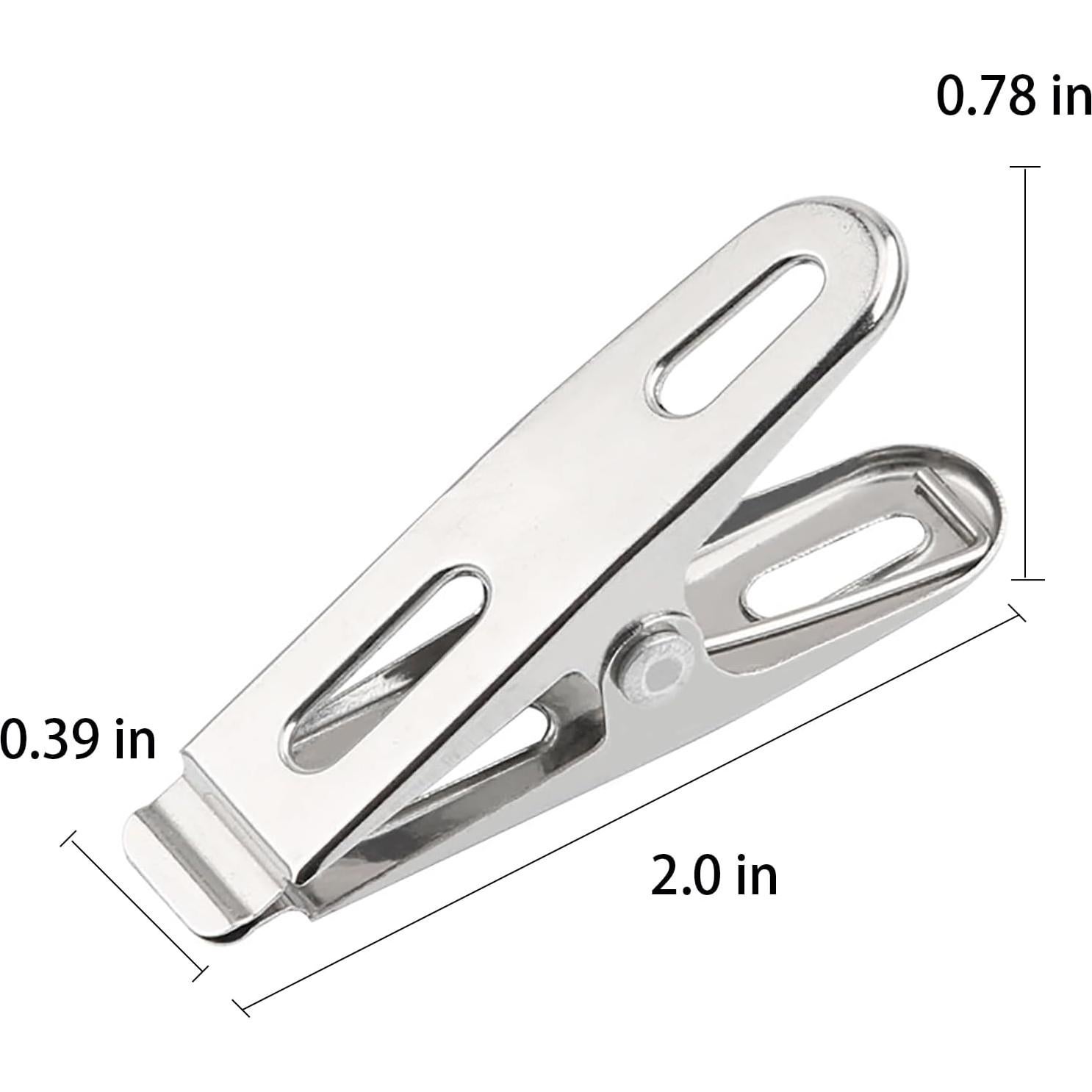 Juego de 30 Clips de Primavera Acero Inoxidable 5 cm ZHYOHEN
