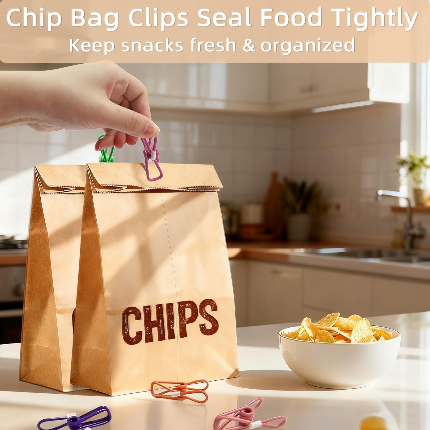 Paquete de 10 Pinzas de Metal ChicRange con Goma 5.7 cm