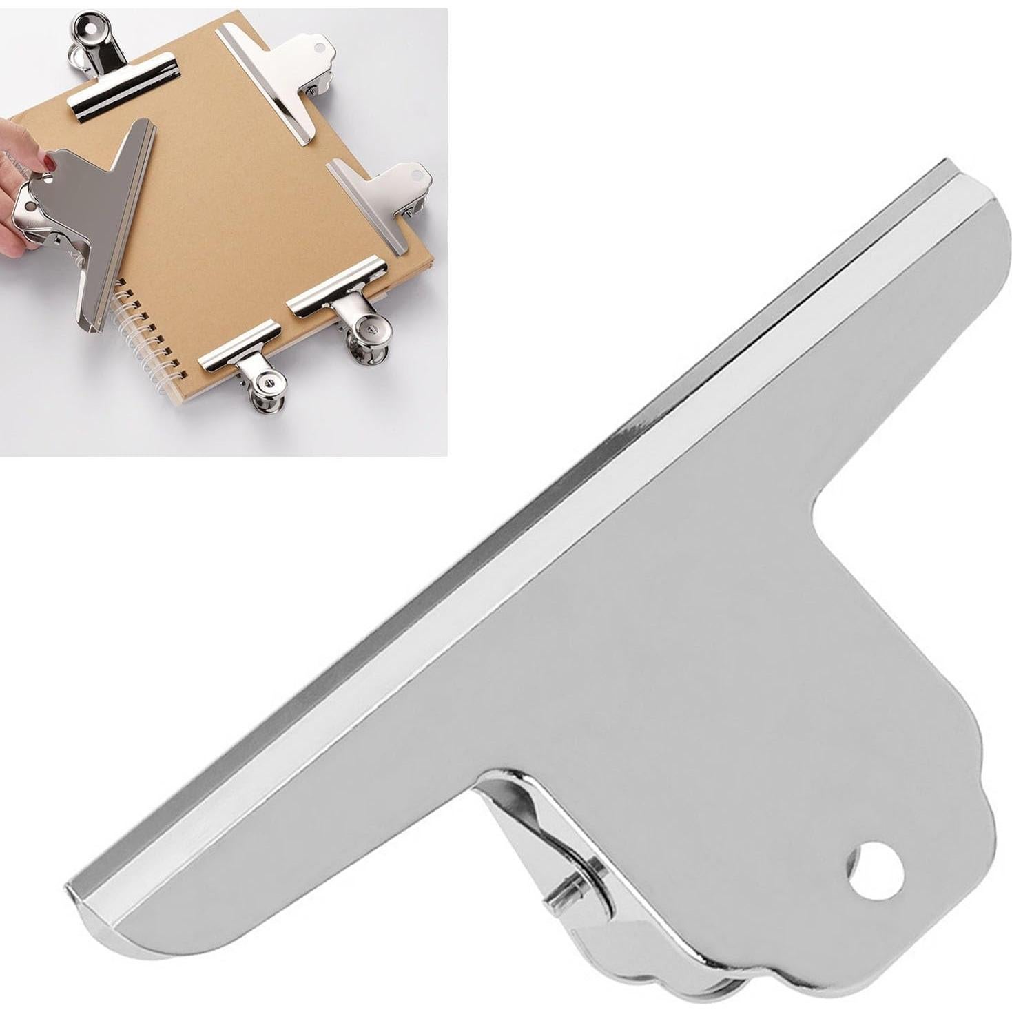 Clip de acero inoxidable TEUOPIOE 16 cm para documentos