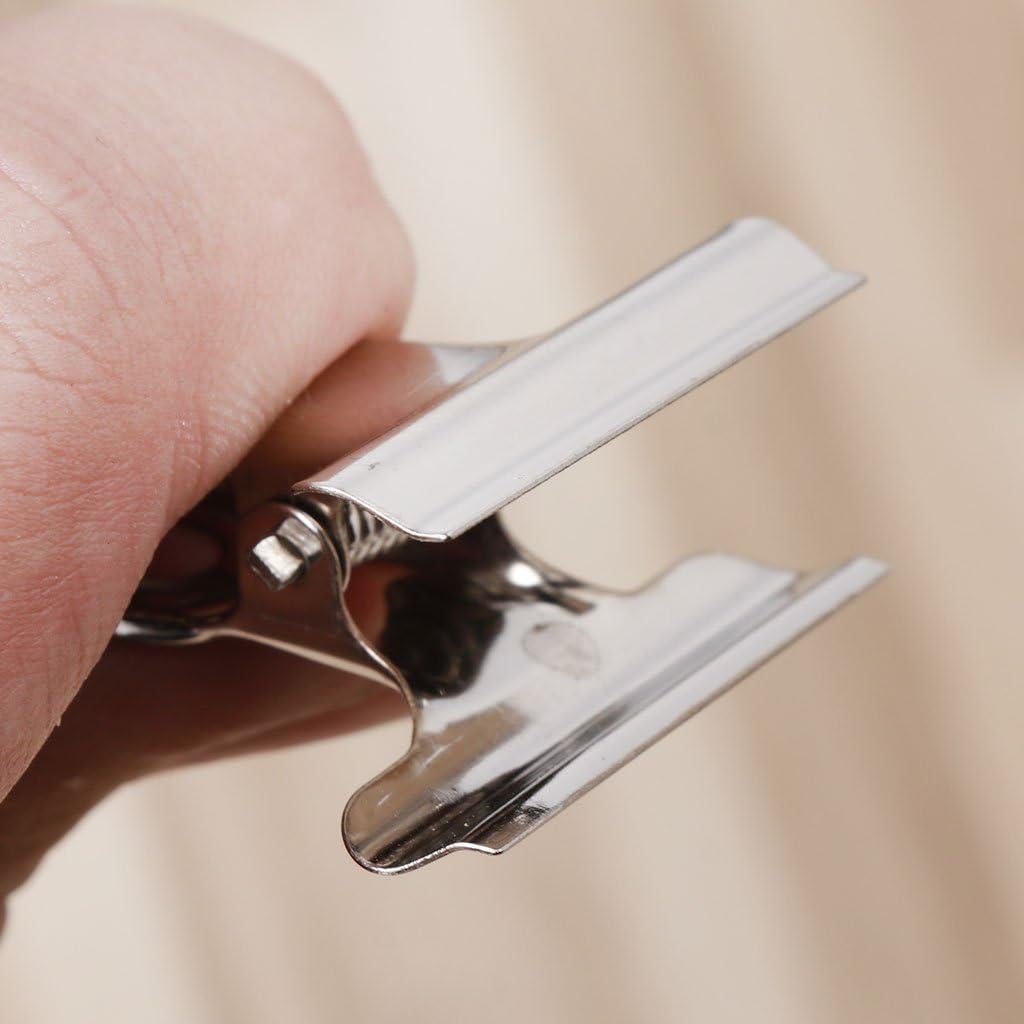 Clip de Metal Bulldog Grip ZHIZHOU 10 Piezas 3.1cm Acero Inoxidable