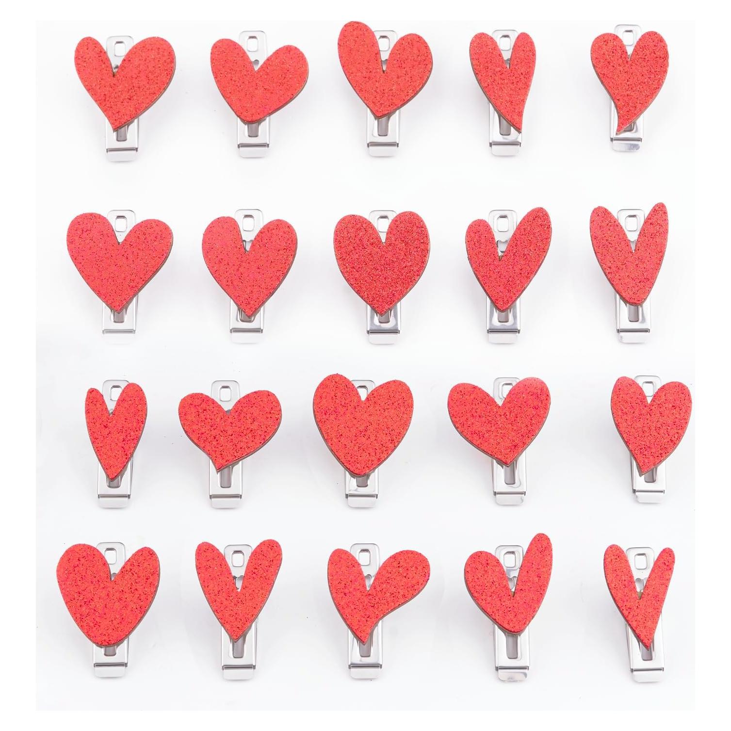 Clips para bolsas de comida UFN HENRIK CUTOUT, 20 piezas, acero inoxidable