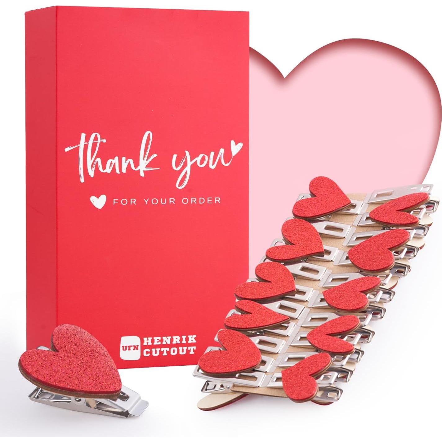 Clips para bolsas de comida UFN HENRIK CUTOUT, 20 piezas, acero inoxidable