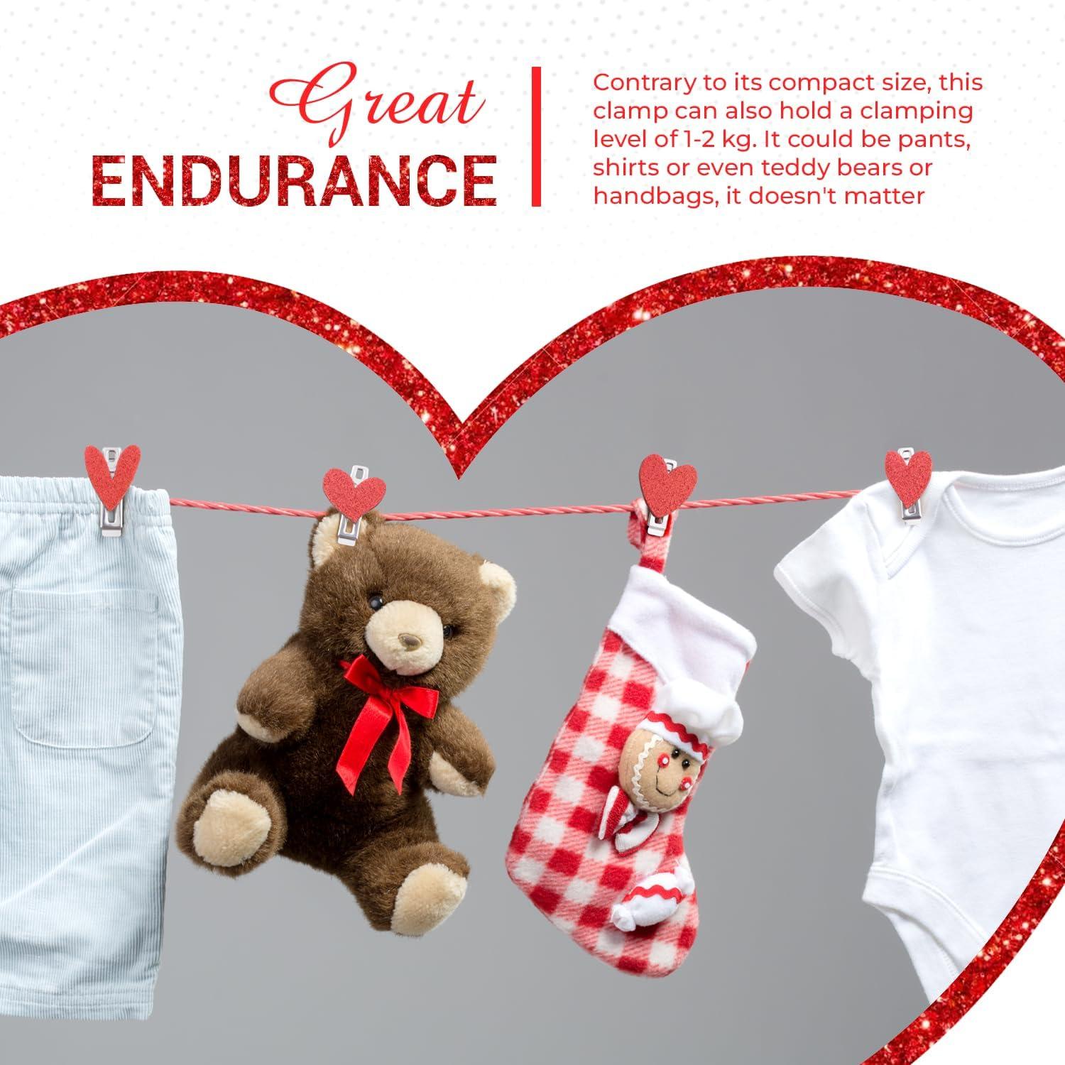 Clips para bolsas de comida UFN HENRIK CUTOUT, 20 piezas, acero inoxidable