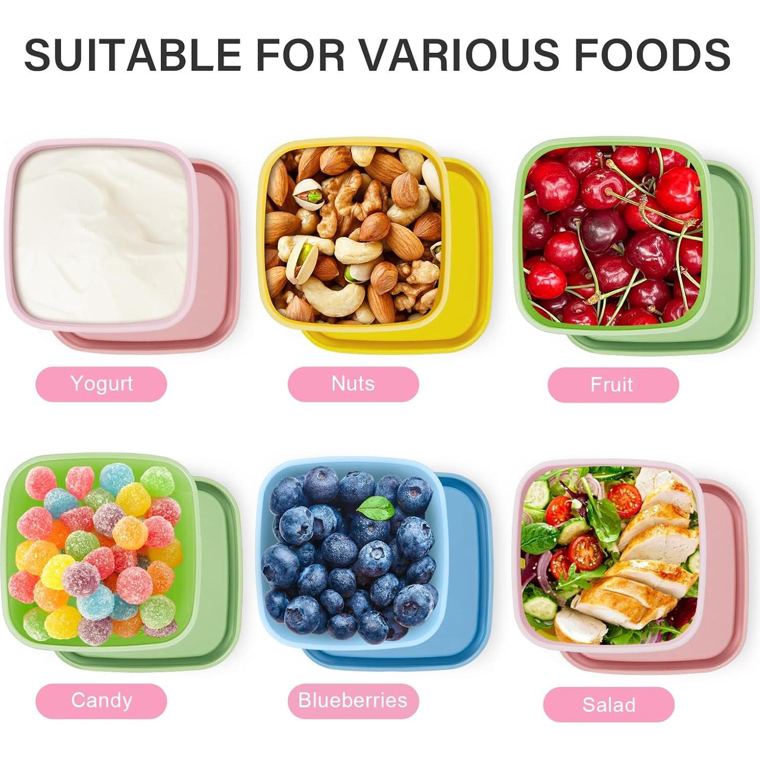 Contenedores de Snack Reutilizables Greenandlife 5.4oz 8 Piezas