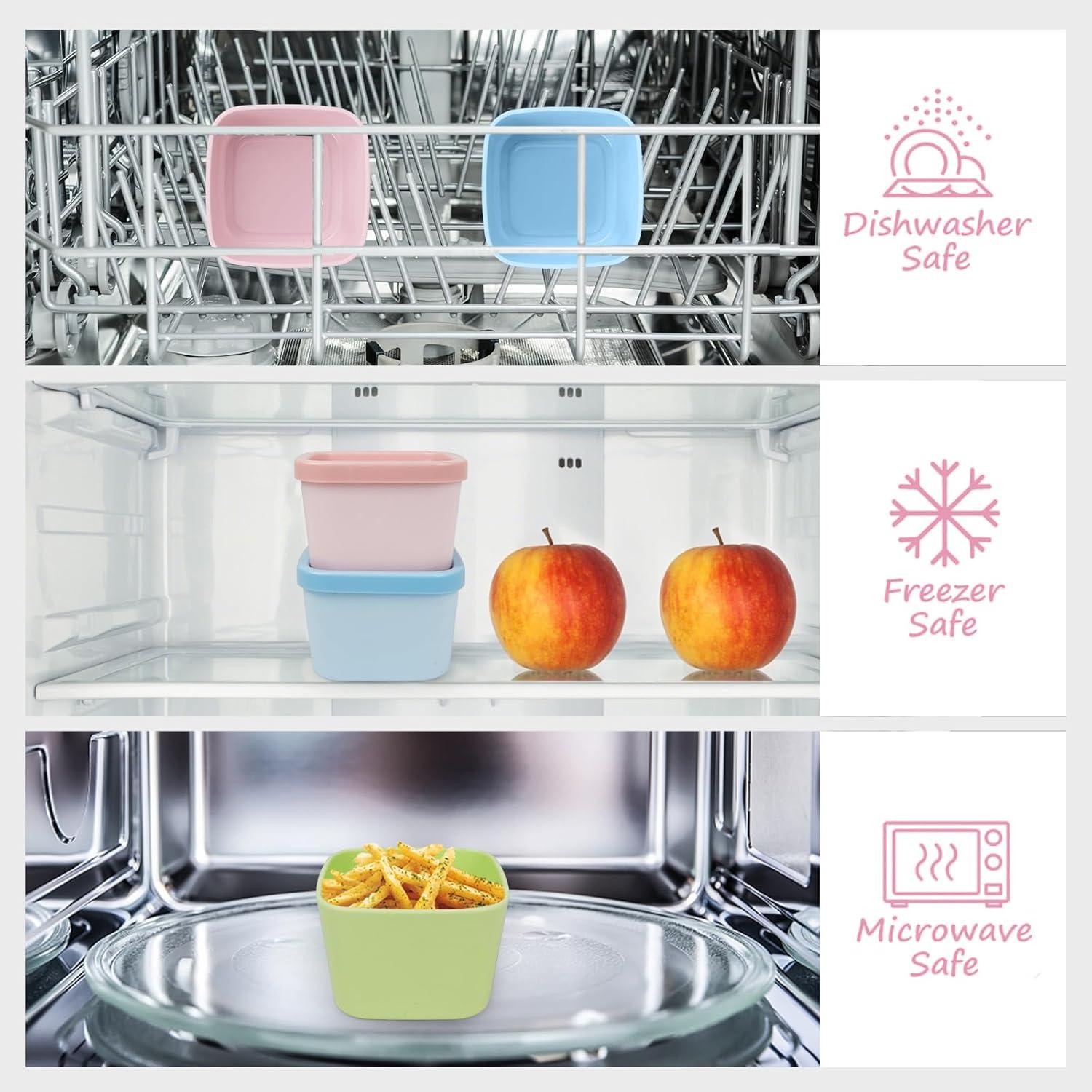 Contenedores de Snack Reutilizables Greenandlife 5.4oz 8 Piezas