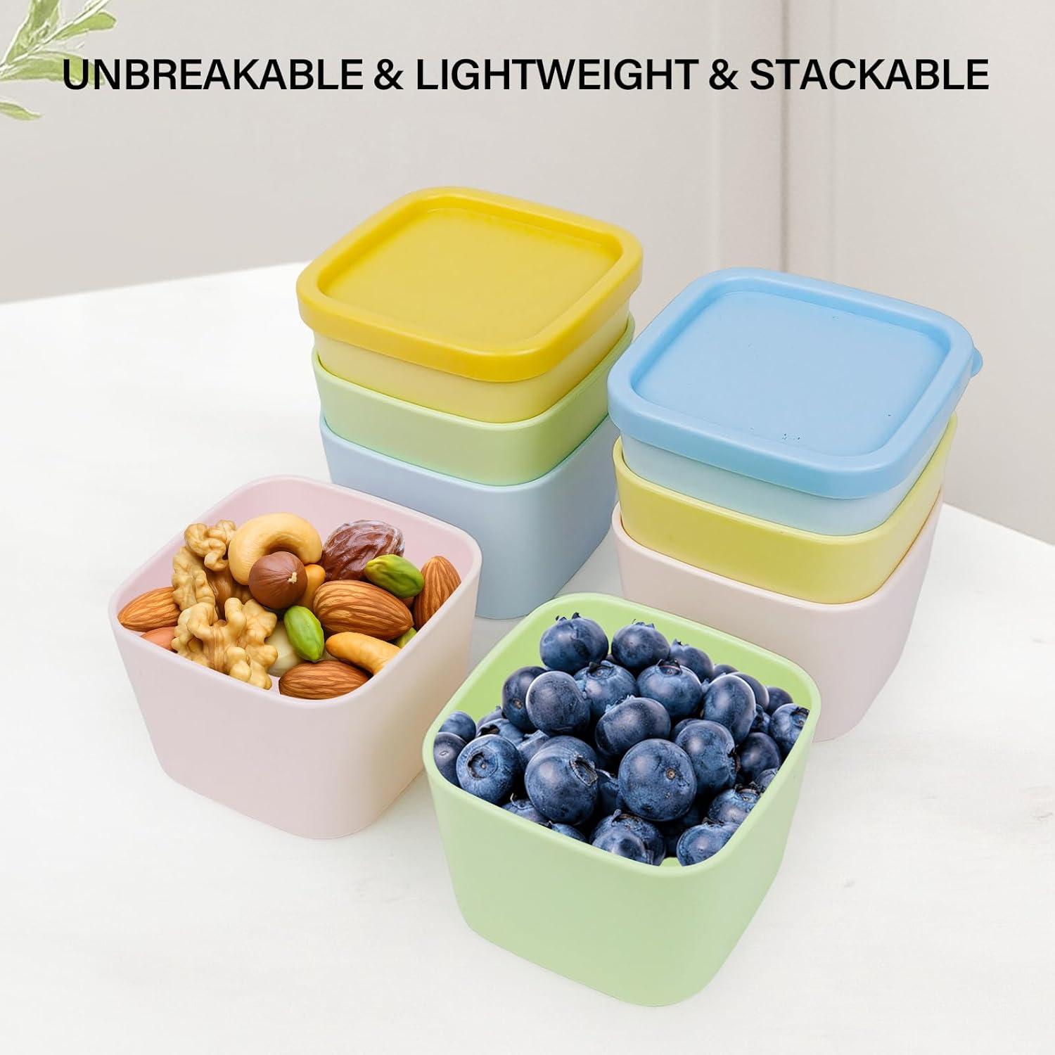 Contenedores de Snack Reutilizables Greenandlife 5.4oz 8 Piezas