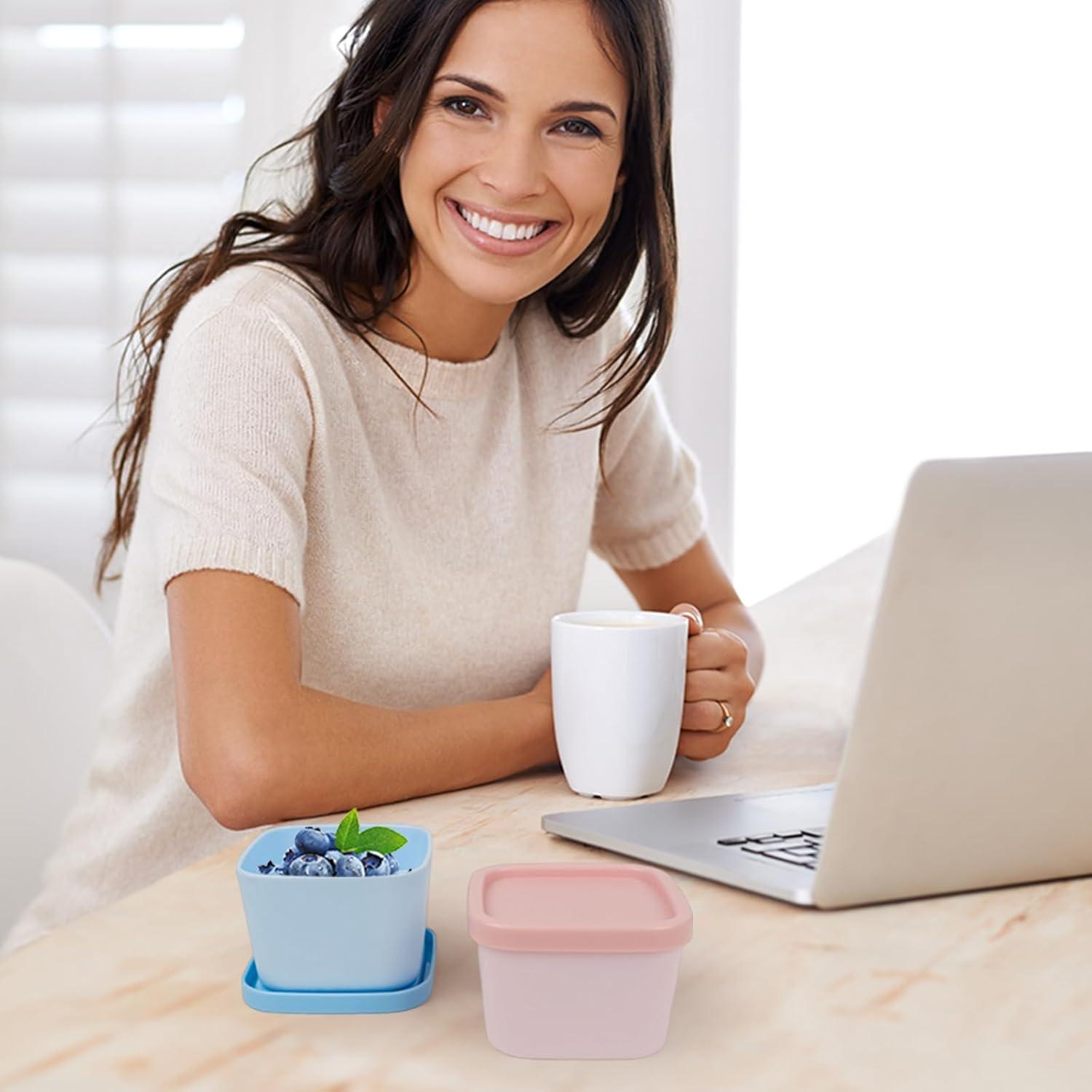 Contenedores de Snack Reutilizables Greenandlife 5.4oz 8 Piezas