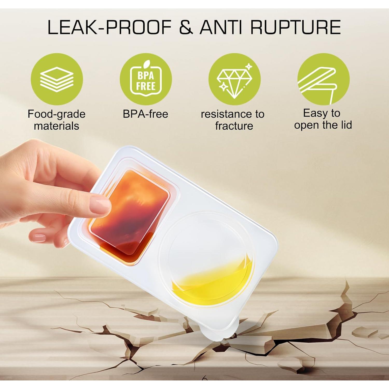 Paquete de 20 Contenedores de Snack Reutilizables ZMLLAYE