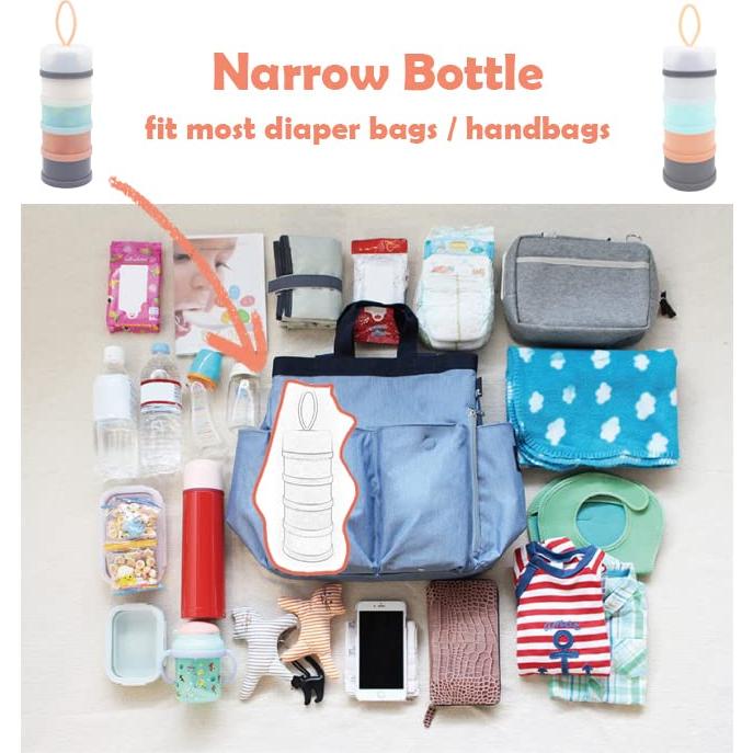 Dispensador de Fórmula para Bebés LADISO 4 Capas Libre de BPA