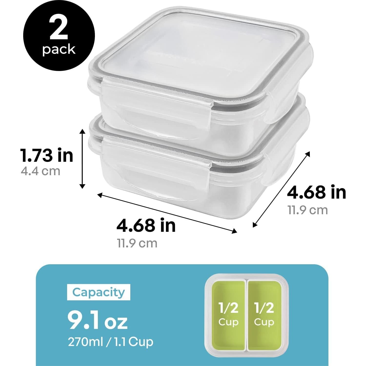Contenedores de Snack Herméticos Underdog 2 Pack 270ml