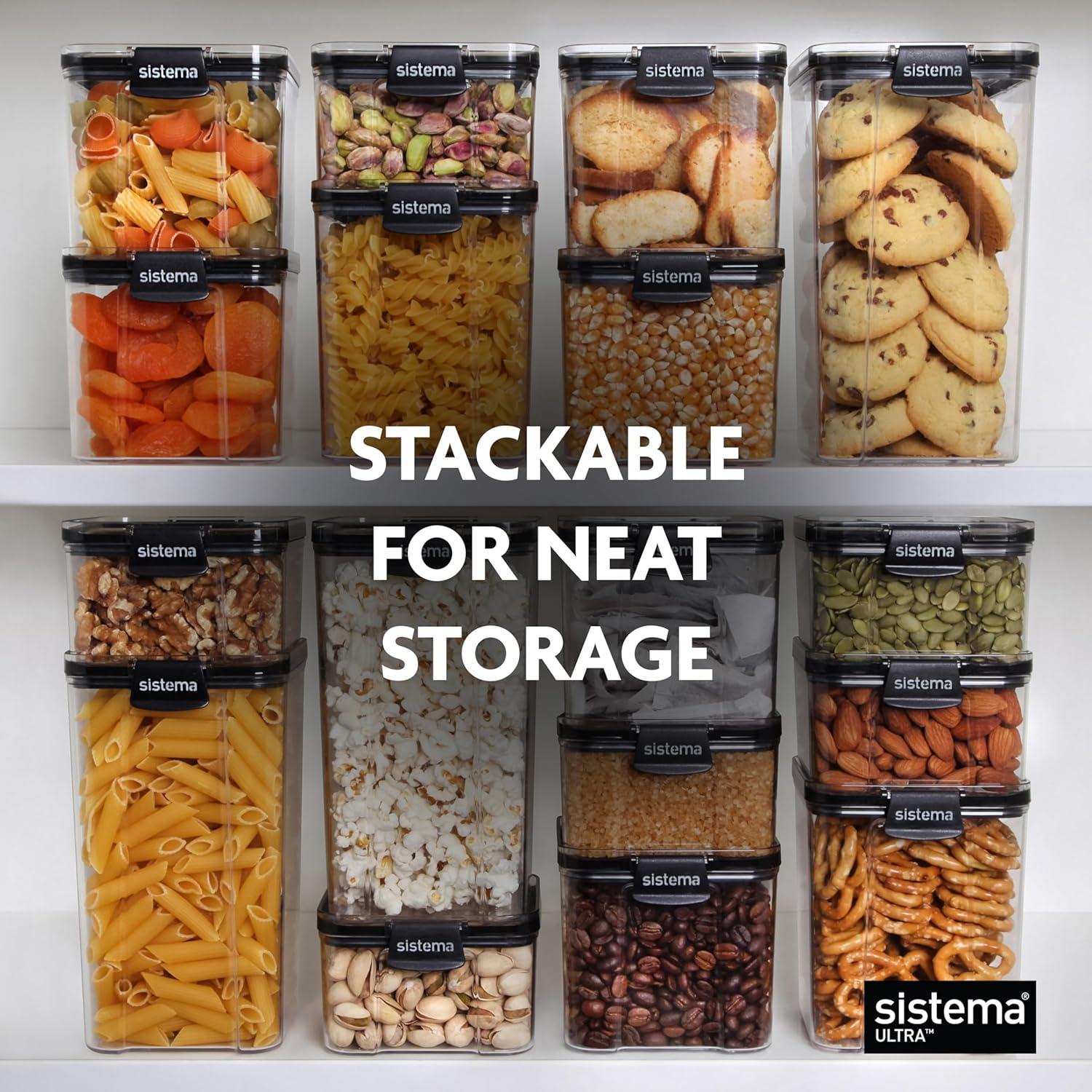 Contenedores de Almacenamiento de Alimentos Sistema 3-Pack 1.3L y 700ml