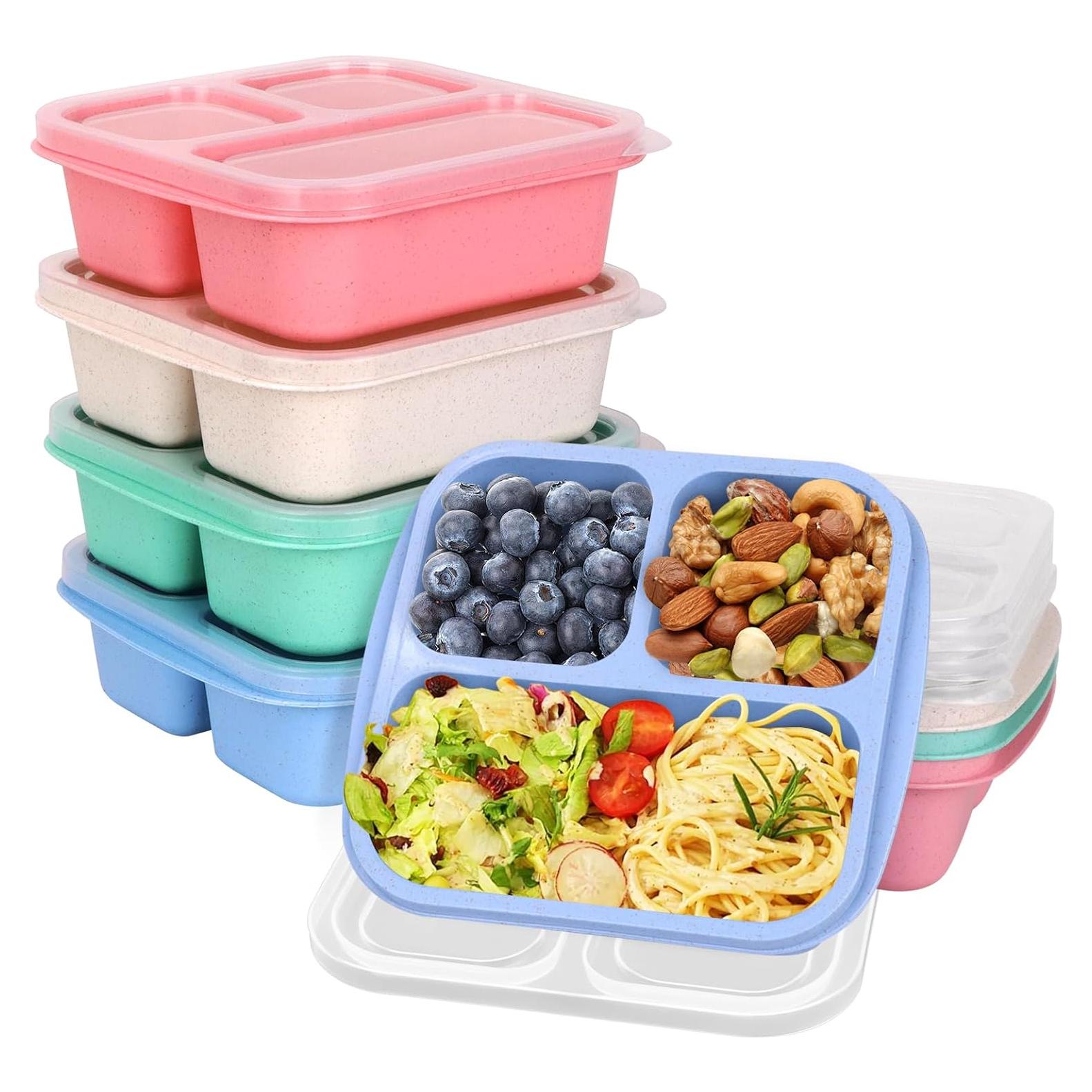 Paquete de 8 Contenedores Apilables GothaBach 3 Compartimentos