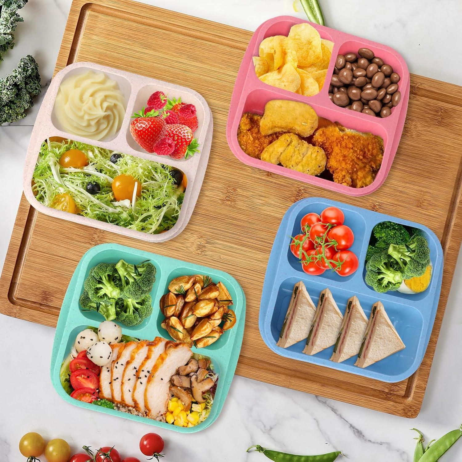 Paquete de 8 Contenedores Apilables GothaBach 3 Compartimentos