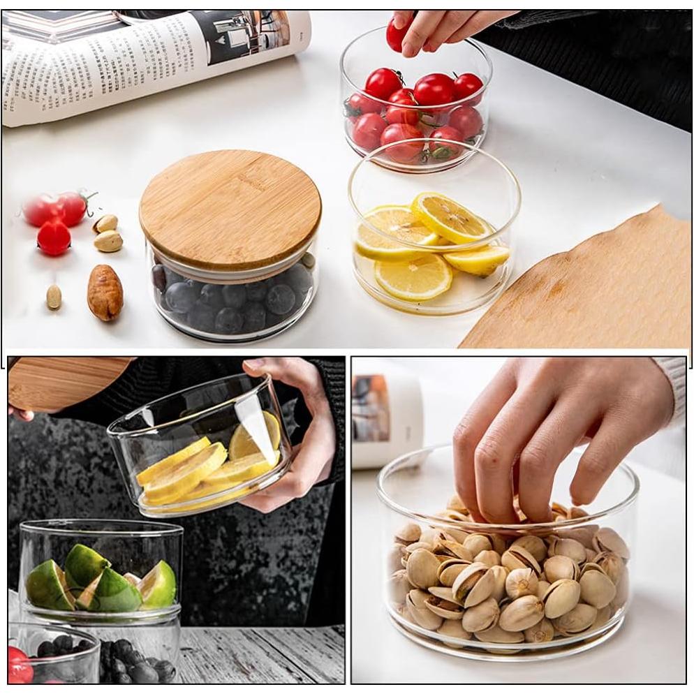 Tarros de Almacenamiento de Vidrio DOITOOL Apilables 4 Niveles