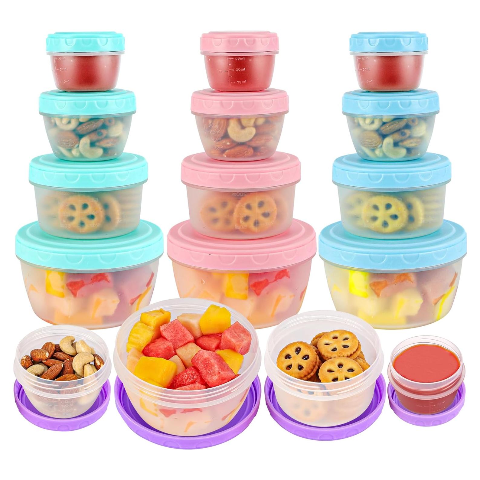 16 Contenedores de Almacenamiento de Alimentos AWTBDP - BPA Free