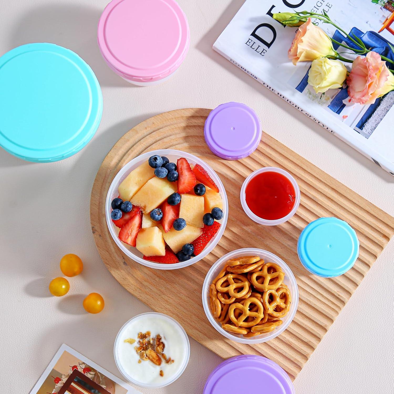 16 Contenedores de Almacenamiento de Alimentos AWTBDP - BPA Free