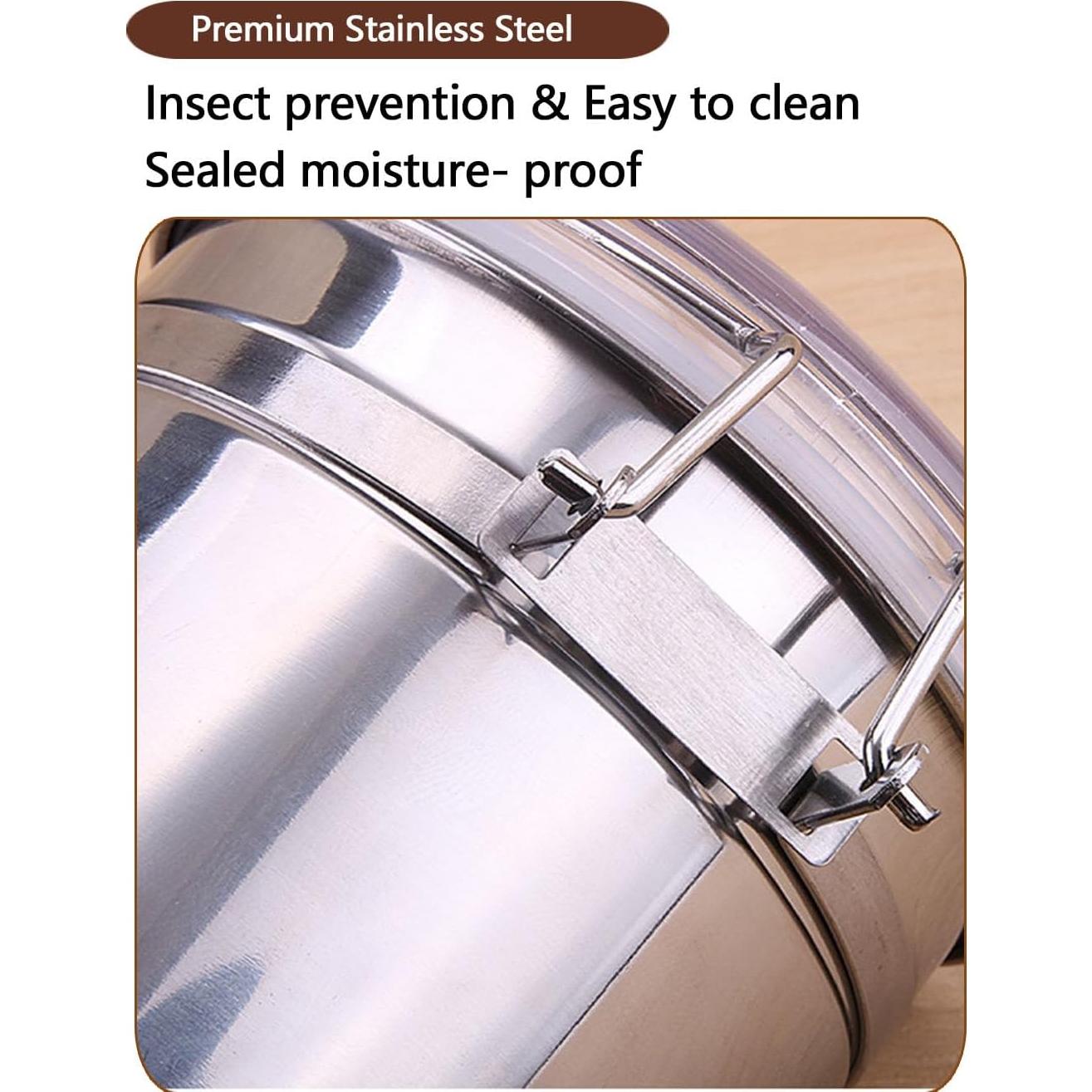 Contenedor Hermético de Alimentos Walktosun 1.2L Acero Inoxidable