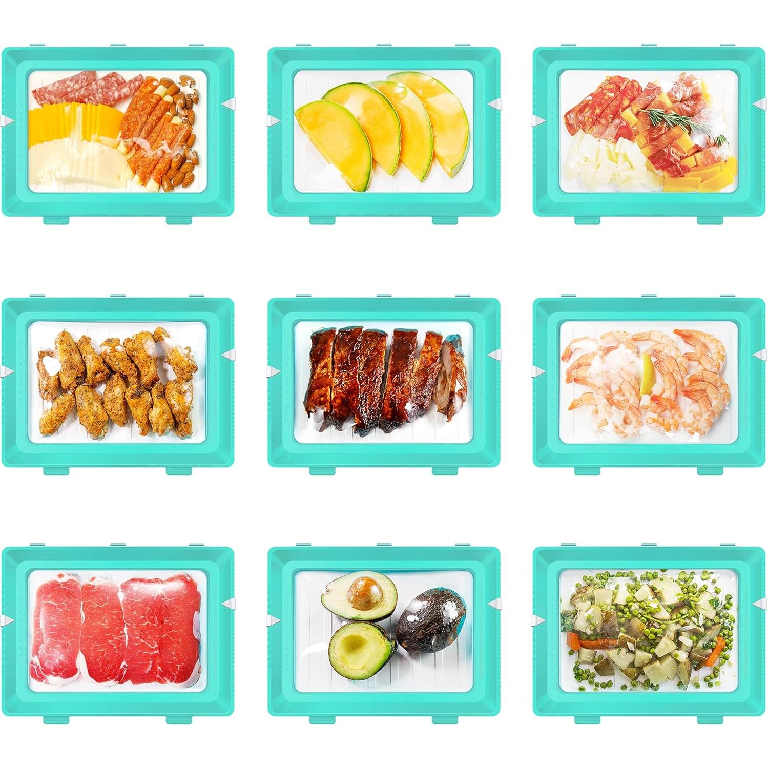 Bandejas de Almacenamiento de Alimentos Skinny Stacks - 2 Unidades