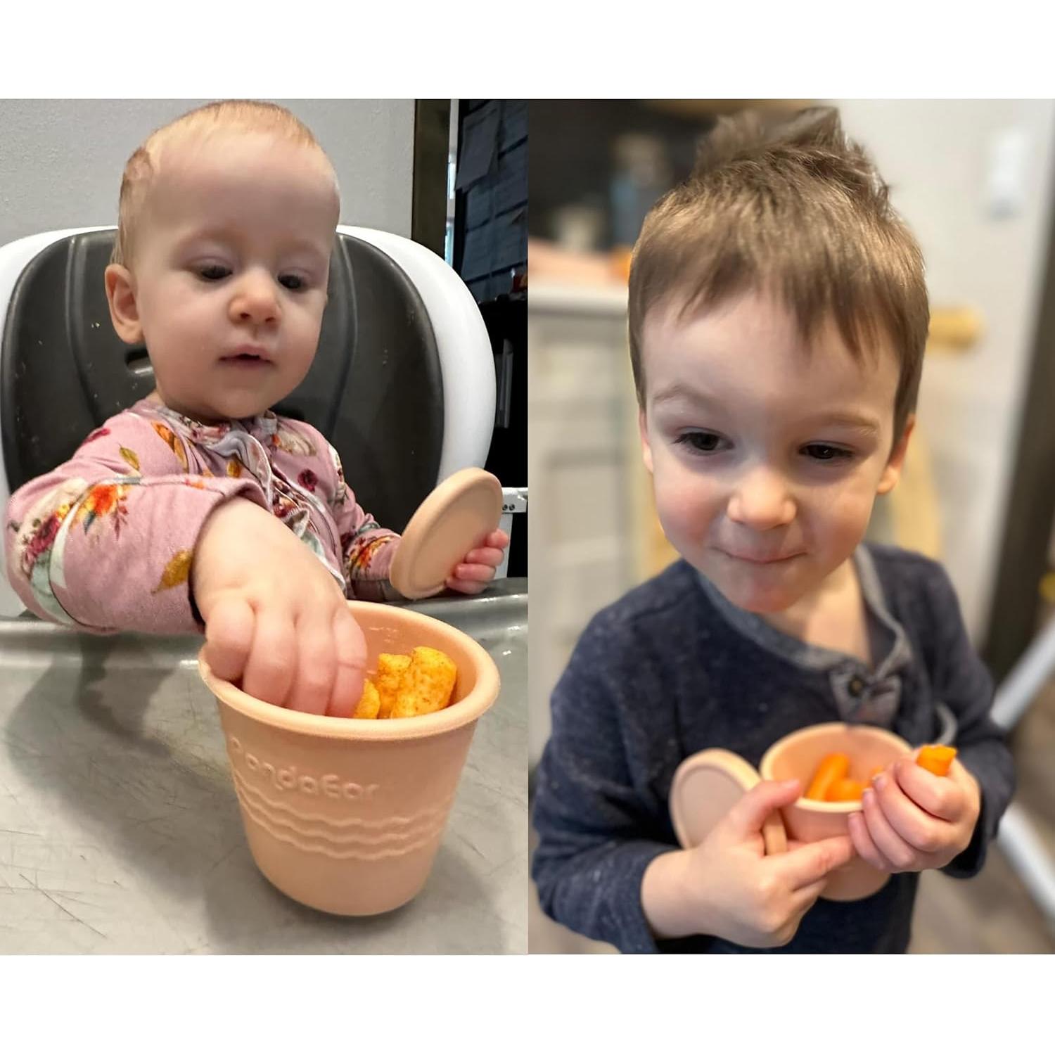 Contenedores de Almacenamiento de Comida para Bebés PandaEar - 12 Piezas 118 ml