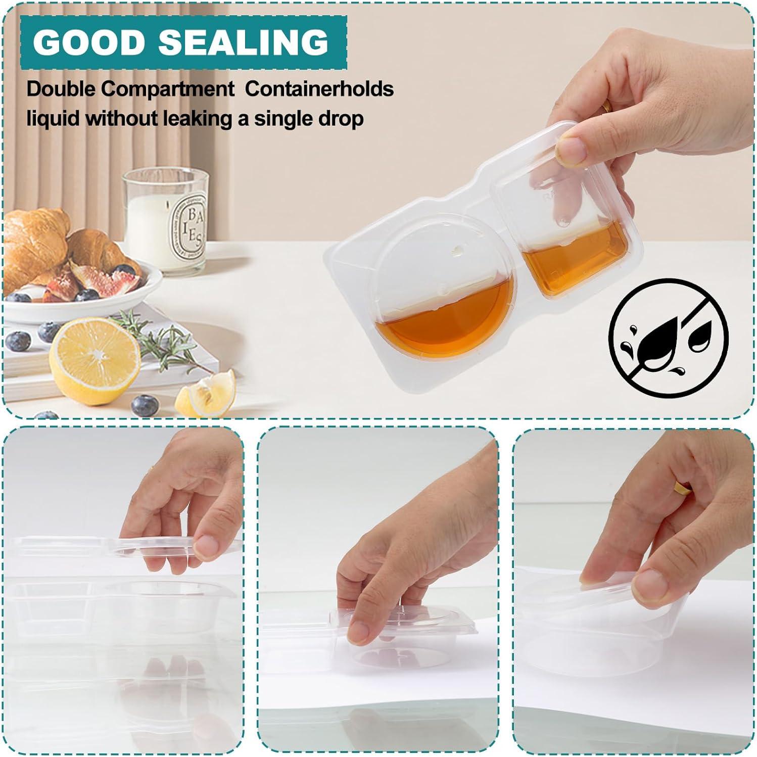 Paquete de 40 Contenedores Reutilizables XeuoPak 130ml Sin BPA