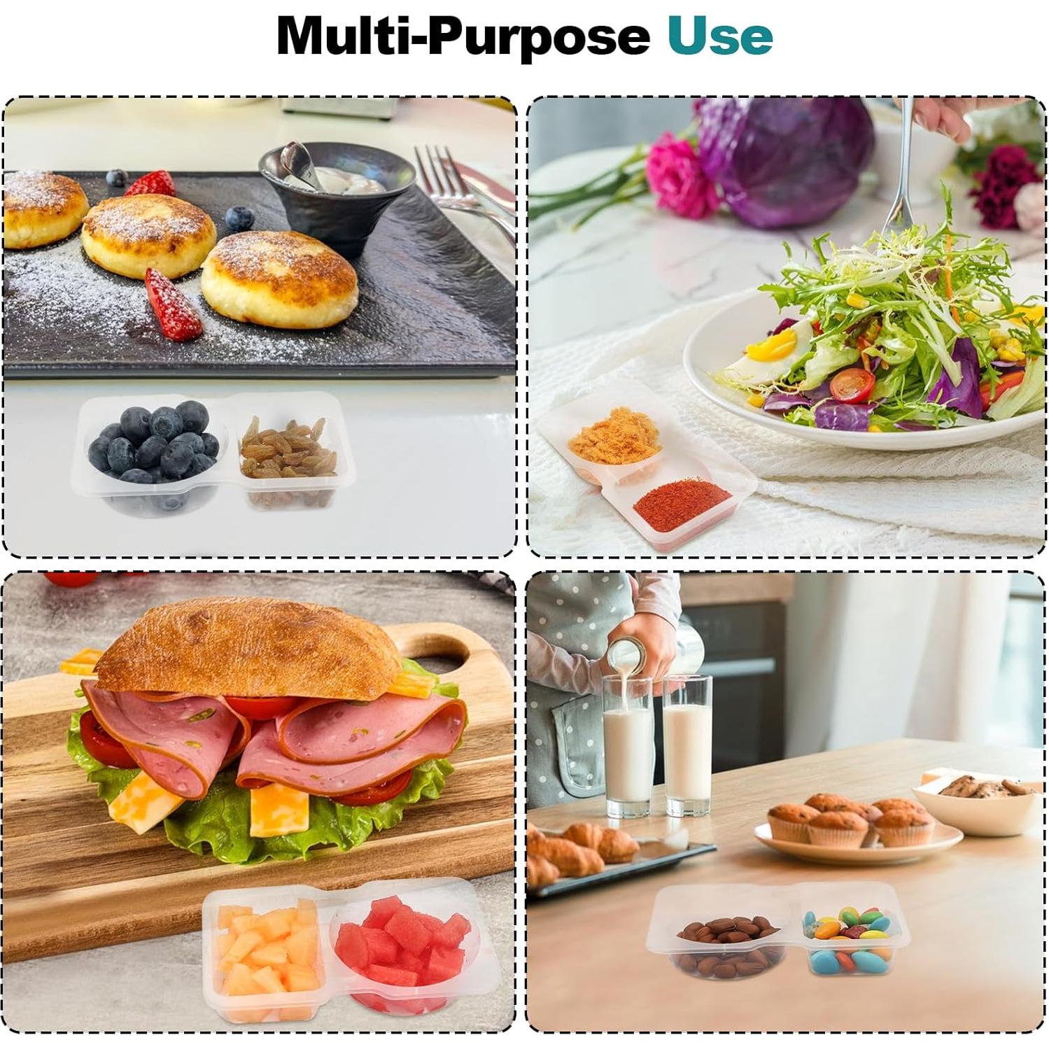 Paquete de 40 Contenedores Reutilizables XeuoPak 130ml Sin BPA