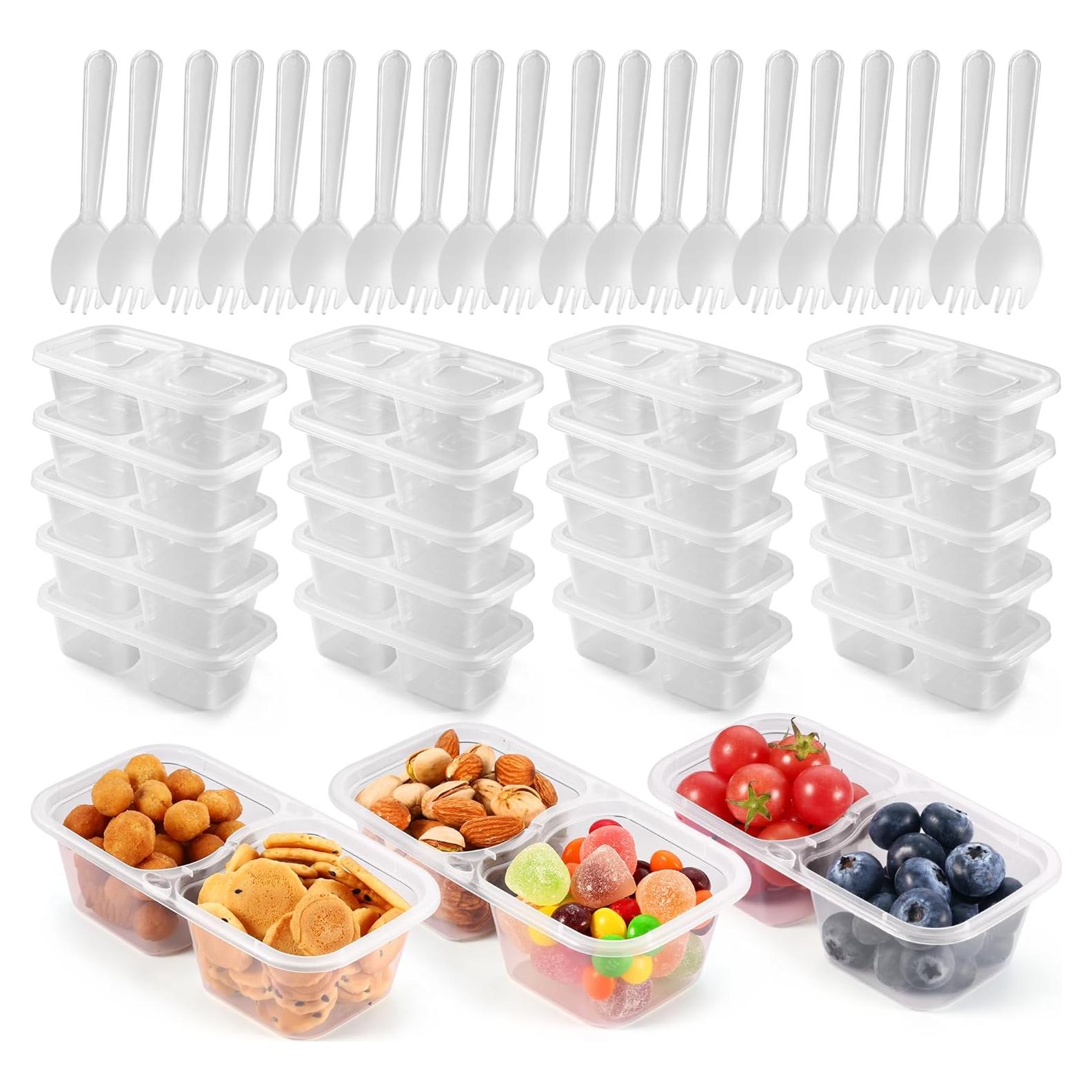 Set de 20 Contenedores de Snacks WEST STORY, Transparente, 2.54cm