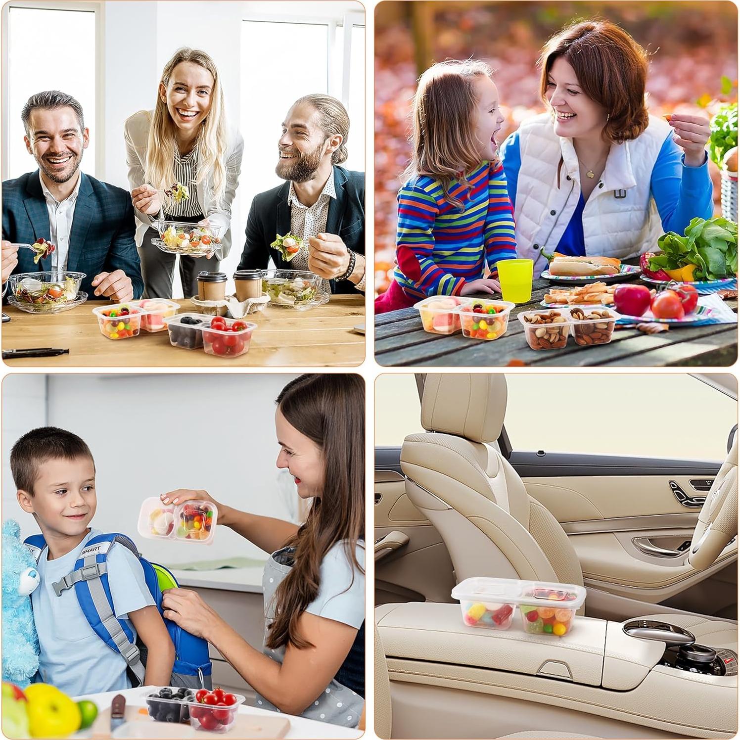 Set de 20 Contenedores de Snacks WEST STORY, Transparente, 2.54cm