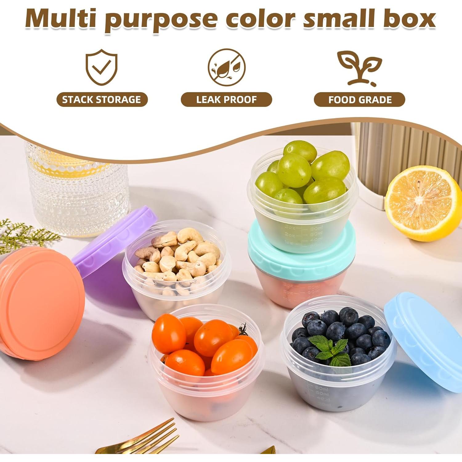 Contenedores de Aderezo para Ensaladas RXRRXR 4oz 6 Piezas