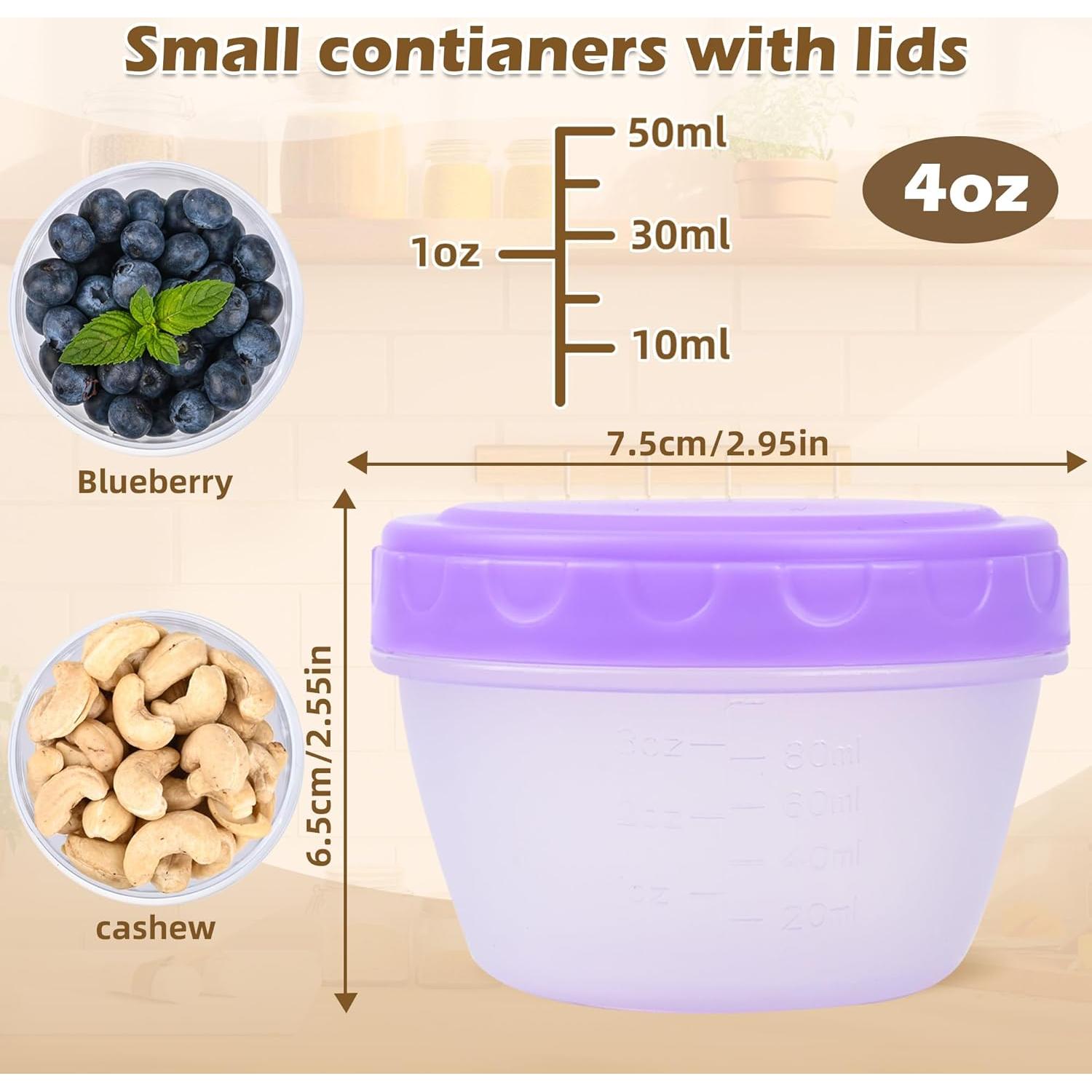 Contenedores de Aderezo para Ensaladas RXRRXR 4oz 6 Piezas